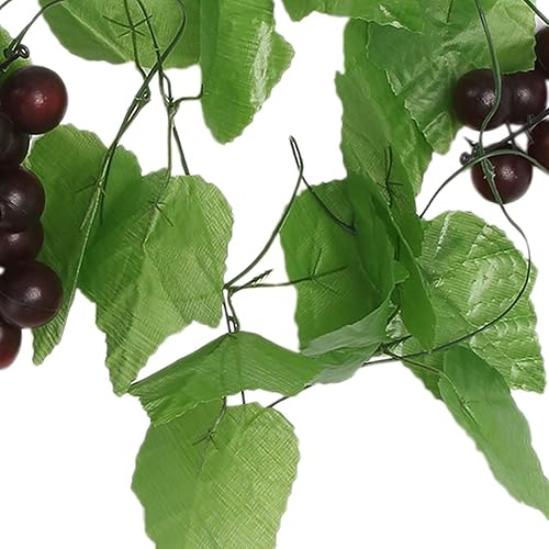 Miniatura 6 de Frobea 6 guirnaldas artificiales de vid de uva para decoración de frutas