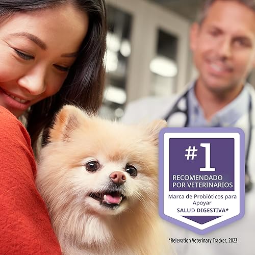 Vista 4 de Purina Pro Plan - Suplementos veterinarios FortiFlora - Probióticos caninos para perros, ayuda a la salud digestiva intestinal y la diarrea - Caja