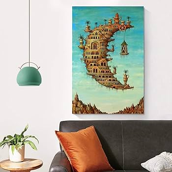 Amazon.com: DFGHU, Interesting Poster Salvador Dali Living on The