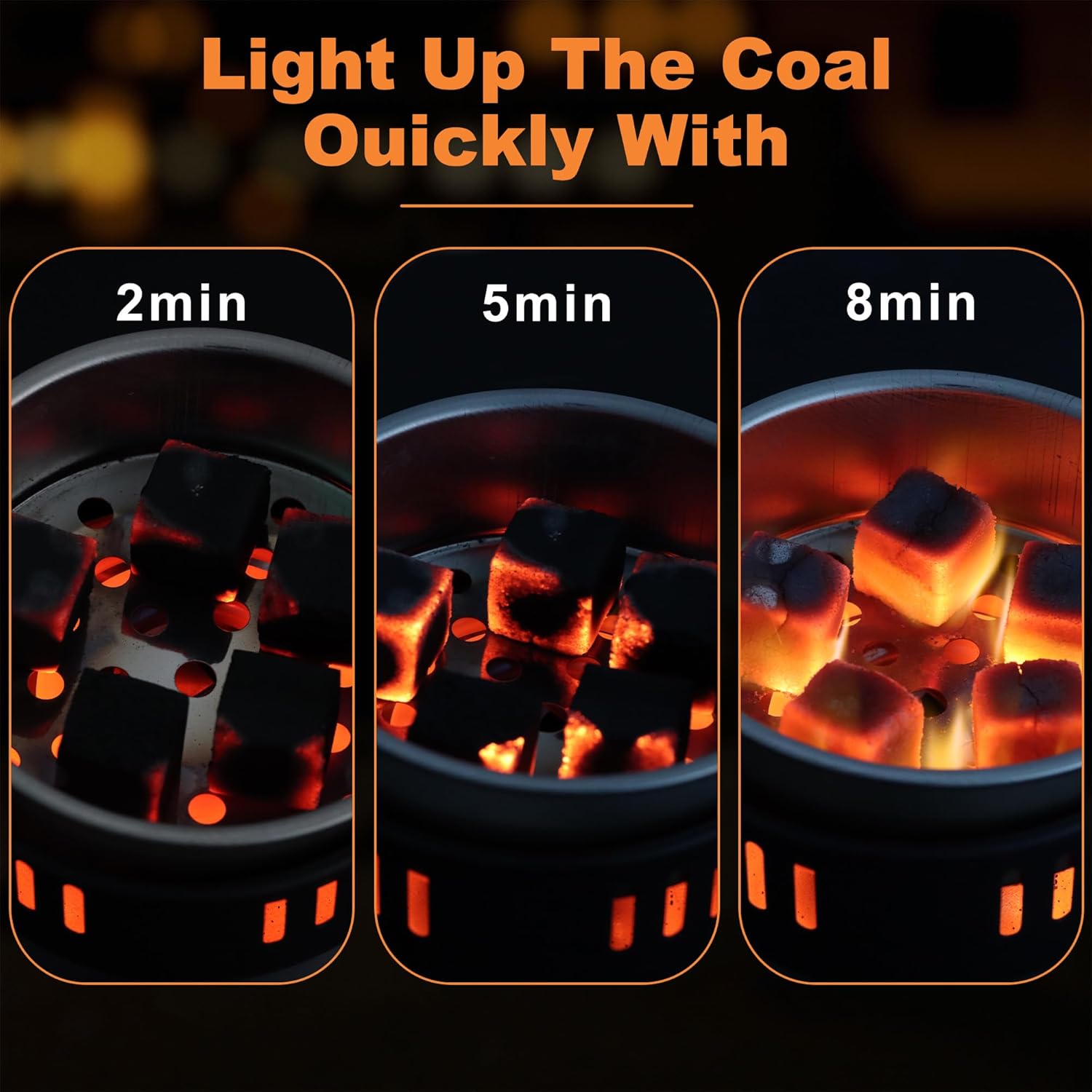 Multipurpose Electric Charcoal Burner -500W Coal Burner Hot Plate Electric Stove Coconut Starter for Shisha Hookah Coals Durable & Faster