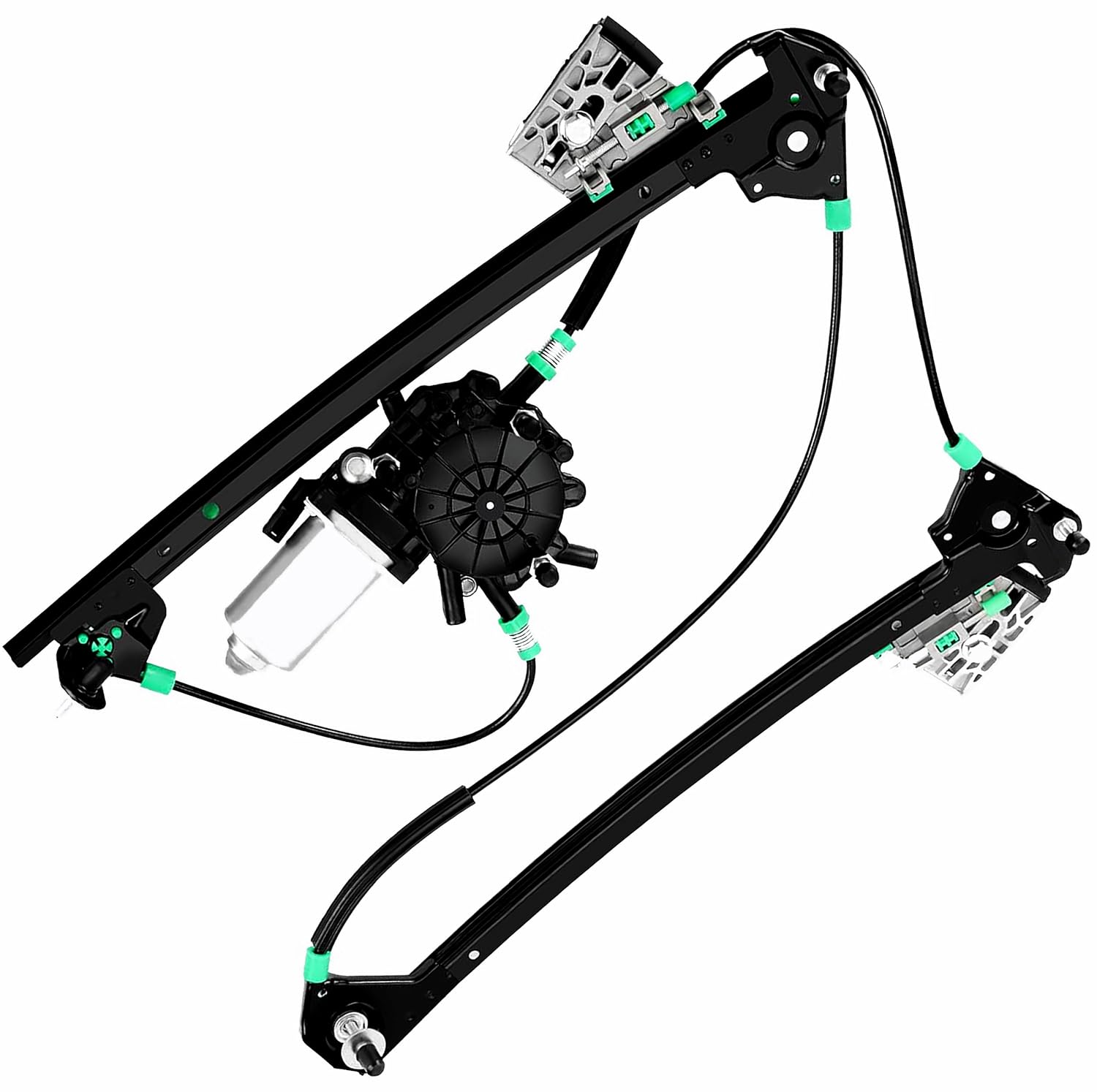 APDTY 112498 Power Window Motor & Regulator Assembly Right Passenger-Side Fits 1997-2004 Chevrolet Corvette (Replaces 10344132, 15781690)