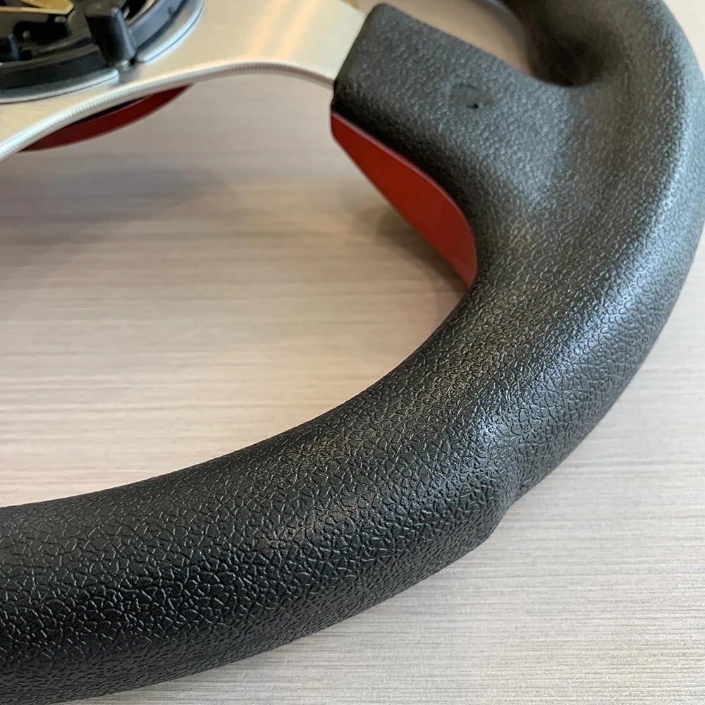 Sportlenkrad,Lenkrad Auto Universal Racing Car Racing Lenkräder PU 13 Zoll 320 mm Sport Lenkrad(F)