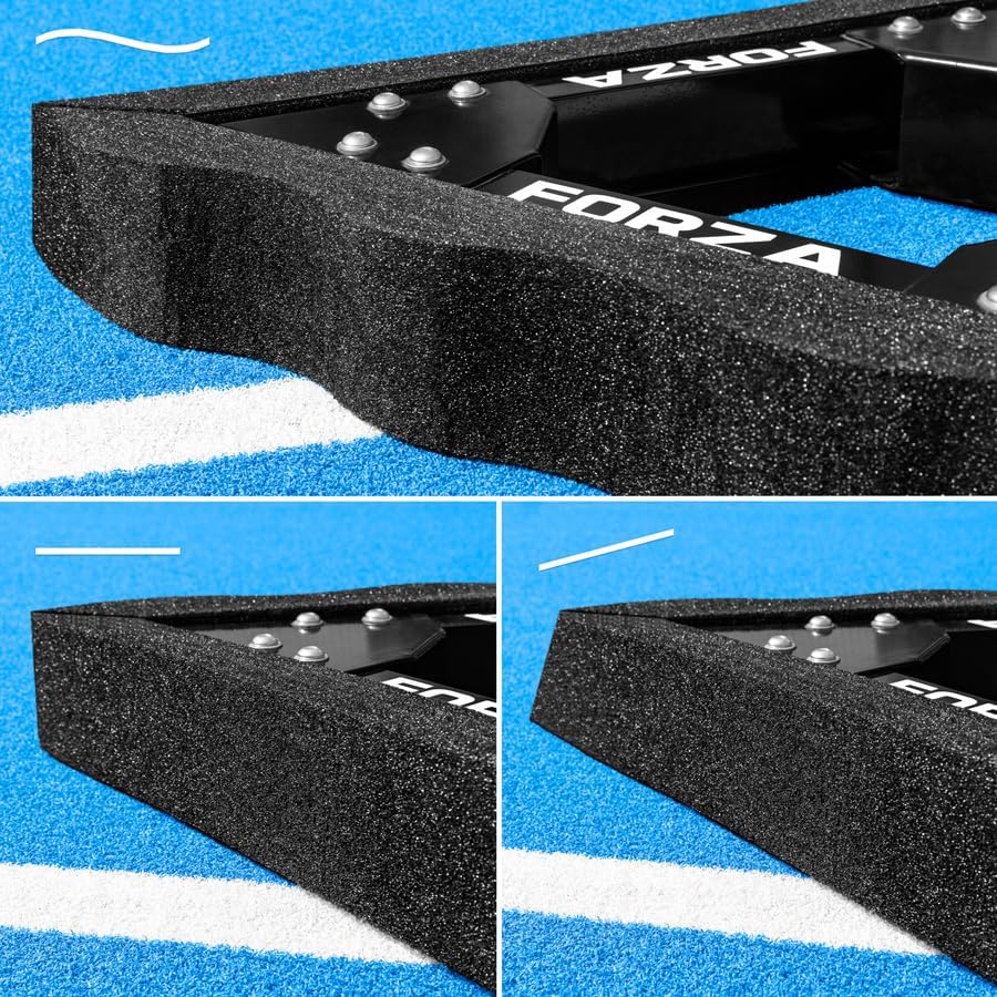 FORZA Hockey Foam Rebounder | Heavy-Duty Training Rebound Board with Triangular Steel Frame & 3 Interchangeable Foam Edges – Ideal for Clubs, Schools & All Skill Levels