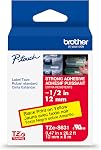 Brother Genuine TZe-N201 Black on White Non-Laminated Super-Narrow Tape for P-Touch Label Makers, 3.5 mm Wide x 8 m Long