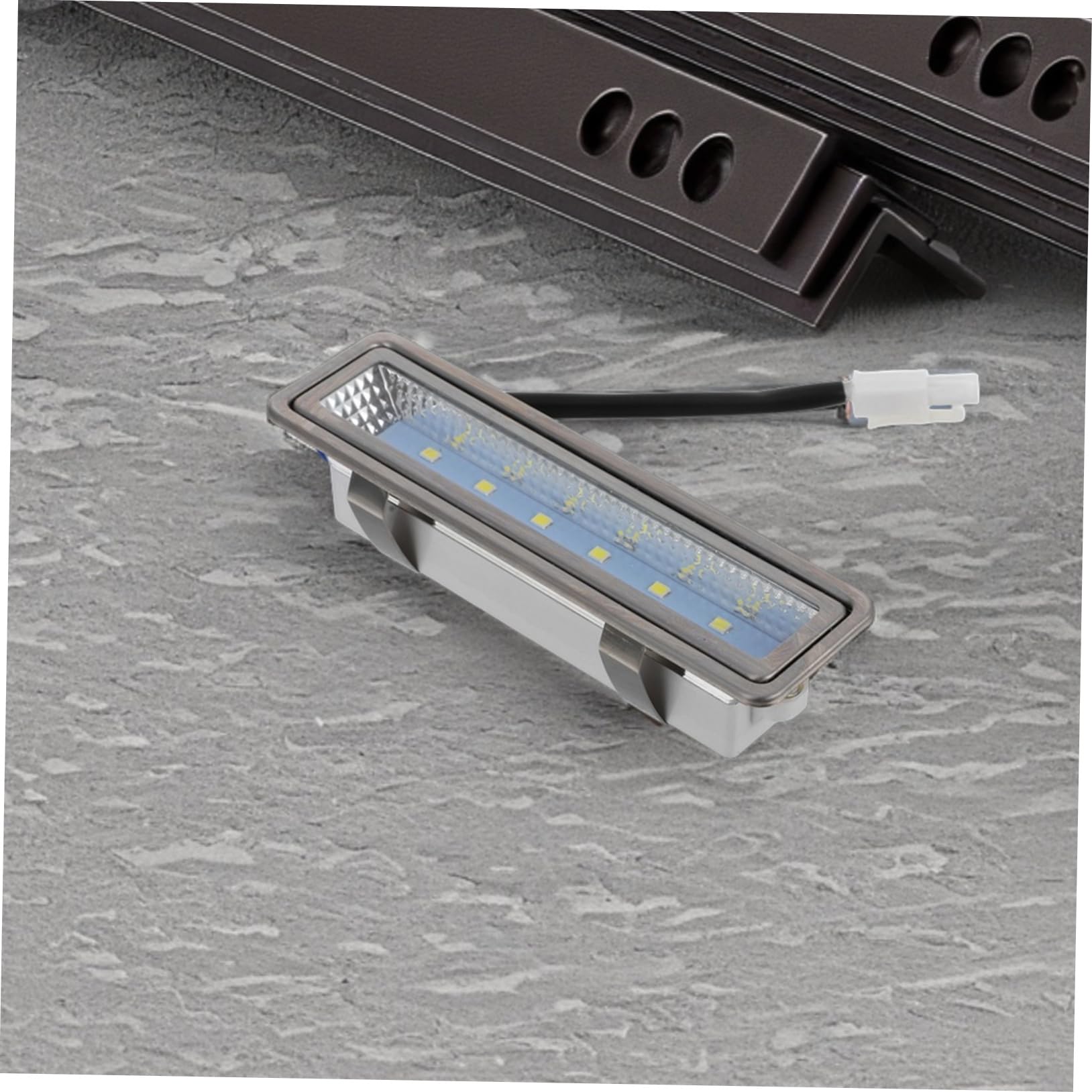 Led Dunstabzugshaubenlicht Rechteckige Ersatzlampe FüR KüChenherd Und Unterhaubenbeleuchtung Helle Rauchventilator Lampe Mit Langlebiger Legierungskonstruktion(Anwendbare Spannung: 12,00 V DC)
