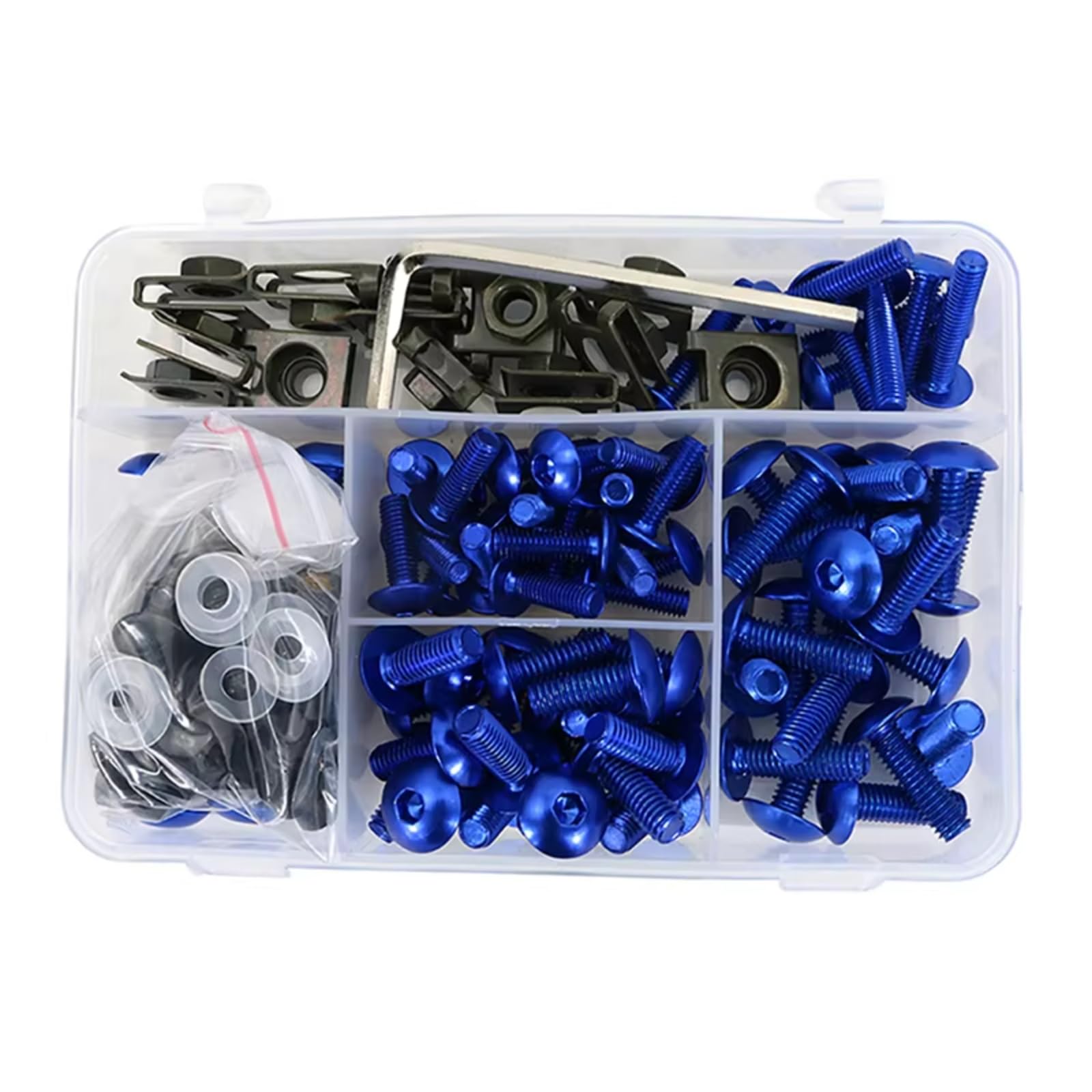 Compatibile Con CBR1100XX Per VFR750F Per VFR800 Per VFR1200F Per VTR1000 RC51 Carenatura Per Kit Bulloni Viti Dado Bulloni Esagonali Rondelle Set Viti Moto