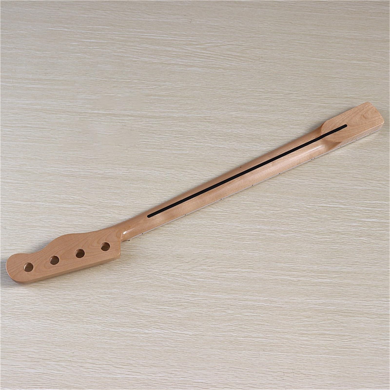 Wymiana Gryfu Gitary Gitara Basowa Czterostrunowa Dla Praworęcznych I Leworęcznych Z Jasnym Klonem Akcesoria Do Modyfikacji DIY(Left)