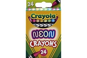 Crayola Neon Confetti Crayons: A Colorful Explosion for Kids' Creative Adventures