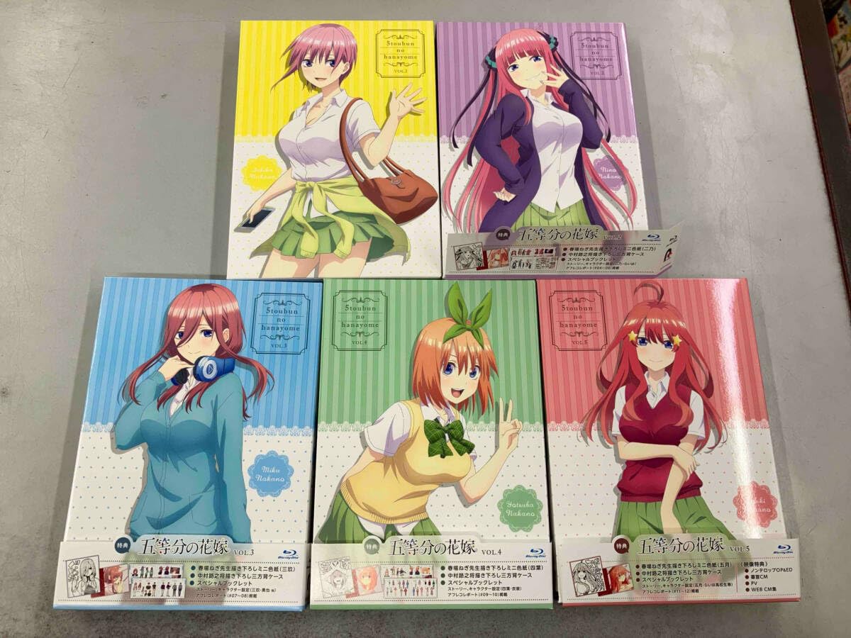 Amazon.co.jp: 付属品欠品 【[全5巻セット]五等分の花嫁(1)~(5)(Blu
