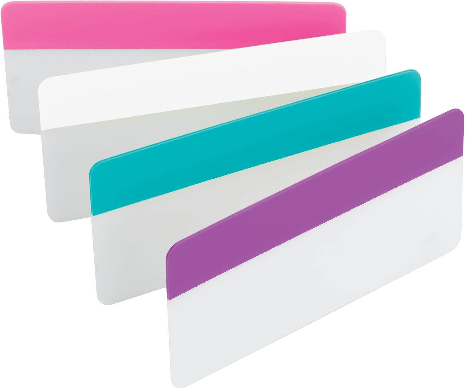 Post-it Tabs, 3 in Solid, Assorted Colors, 6 Tabs/Color, 4 Colors, 24 Tabs/Pack (686-PWAV3IN) : Index Tabs : Office Products