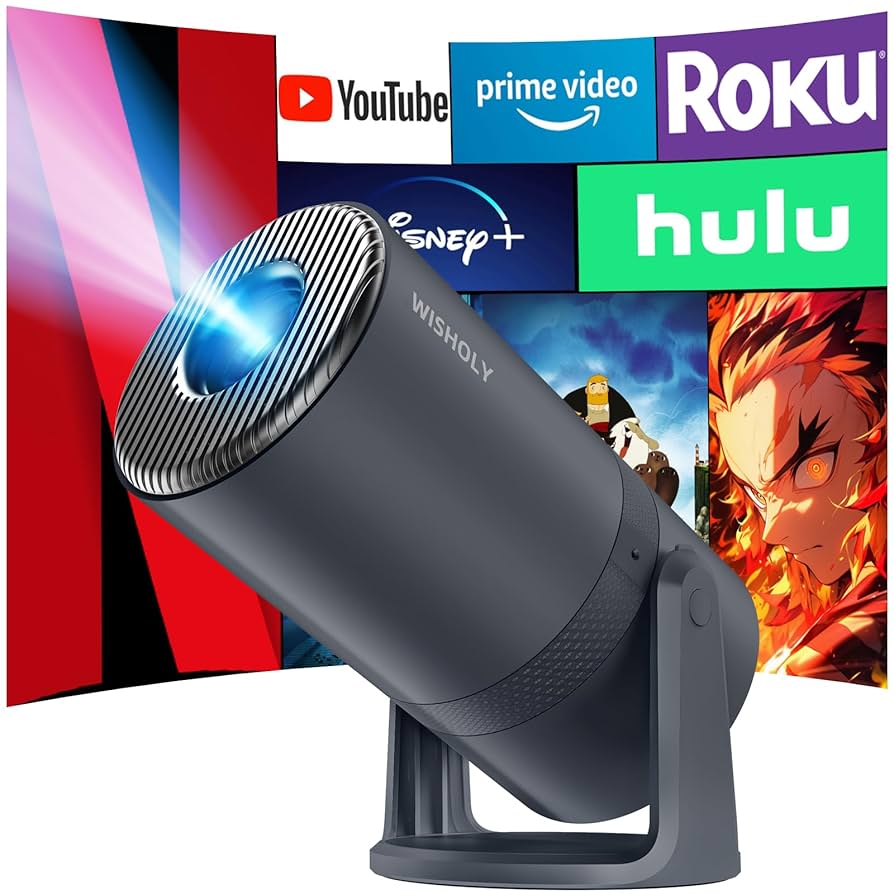 WISHOLY Android TV プロジェクター 本体 Amazon.co.jp: WISHOLY プロジェクター 家庭用【2025新登場
