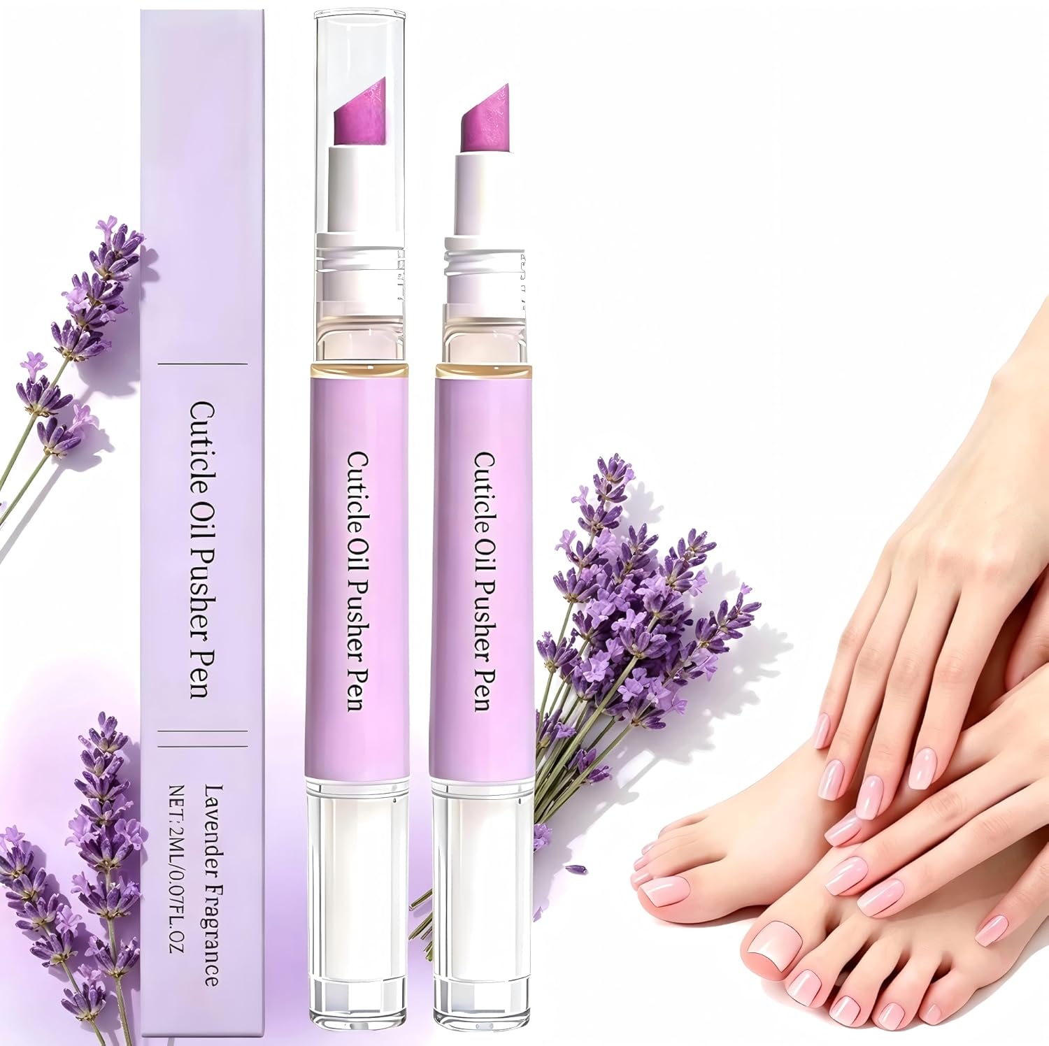Nail Care Cuticle Oil Pusher Pen - Moisturizing & Brightening