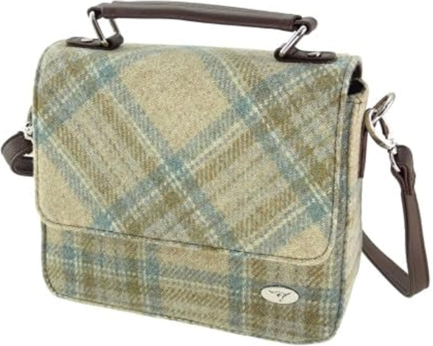 Harris Tweed 'Thurso' Square Bag Made in Scotland