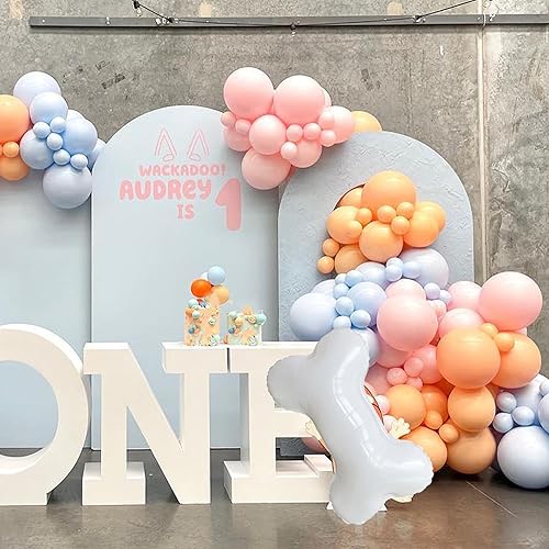 Vista 19 de 136 globos de aluminio para fiesta del 4 de julio, globos de papel de aluminio con bandera de estrella roja, blanca y azul para el Día