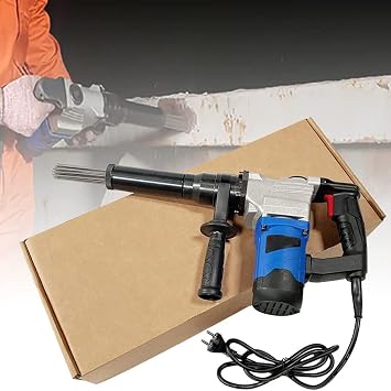 1100W Electric Needle Derusting Gun, Industrial Grade Electric Needle Scaler, Hand-held Needle Derusting Gun for Removal of Rust, Weld Slag and Paint,220v