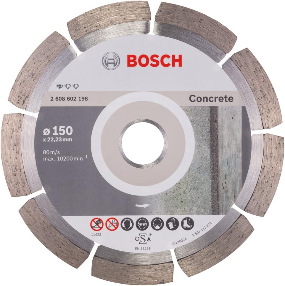 Bosch Professional 2608602198 Standard for Concrete Diamond Cutting disc, 150 mm