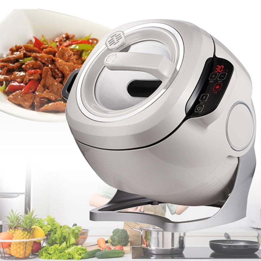 Amazon.com: Automatic Rotating Cooking Pot, Electric Cooking