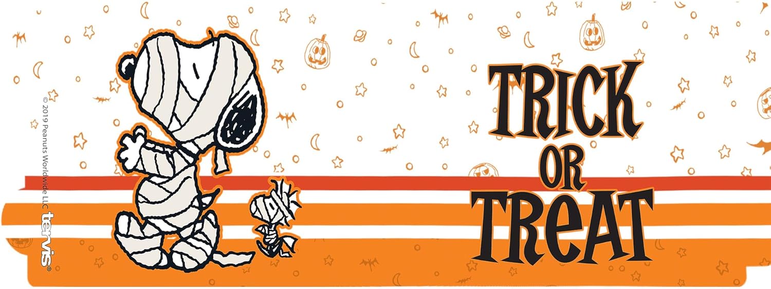 Tervis Peanuts - Halloween Snoopy Trick or Treat Made in USA Double Walled Insulated Tumbler Travel Cup Keeps Drinks Cold & Hot, 16oz Mug with Handle, Classic - Image 2
