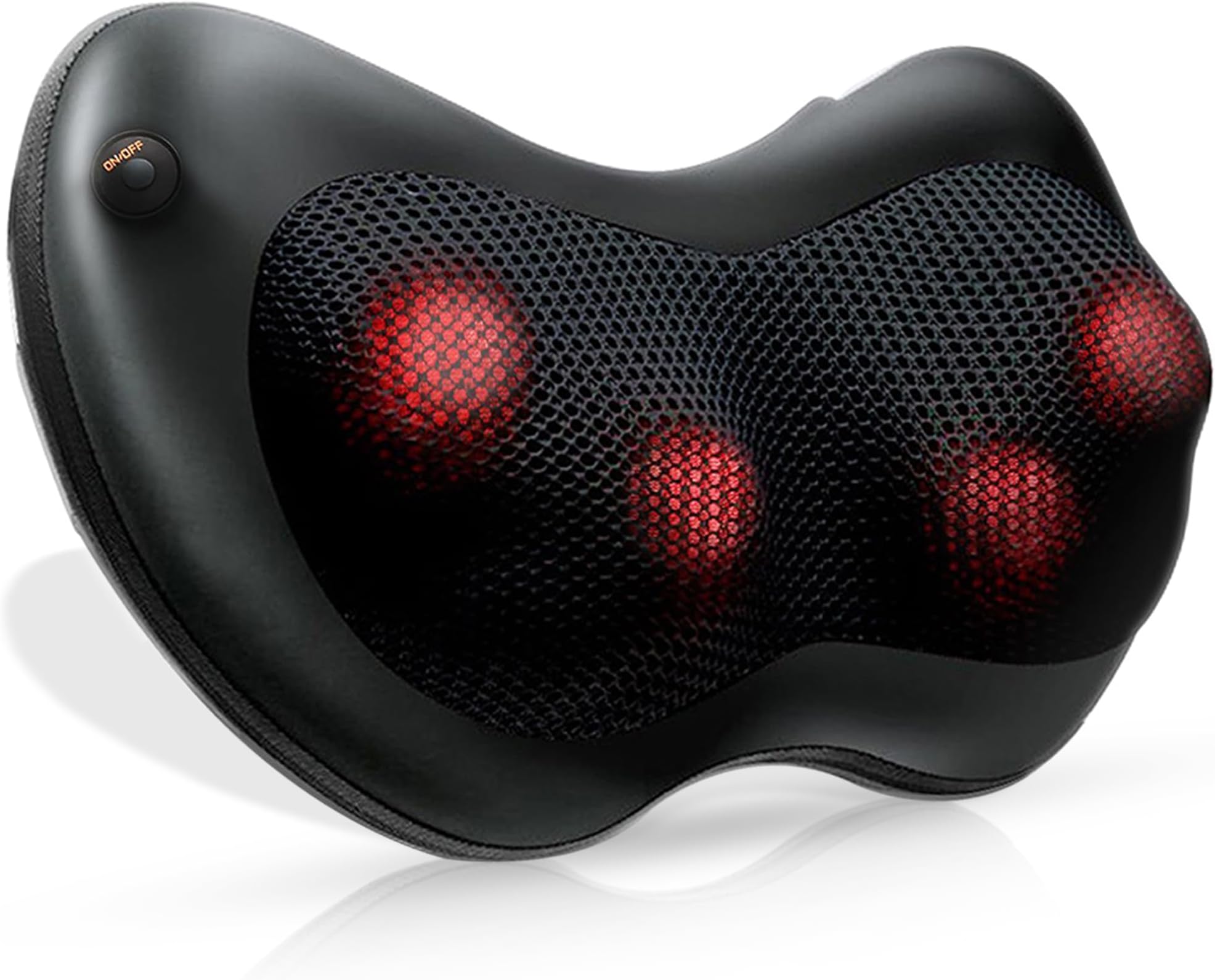 USA Shiatsu Cushion Full Body Neck Massager Machine (Black)