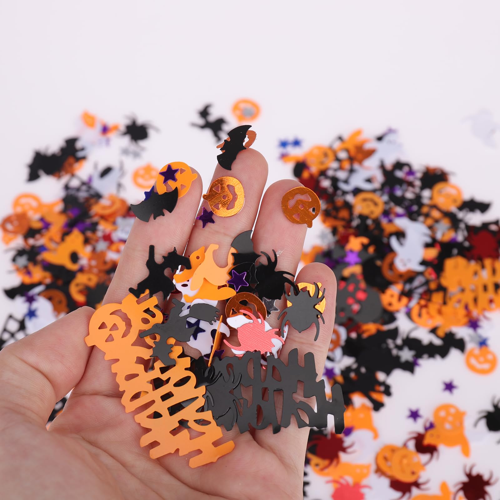 Catelves Lot De 500 Confettis De Table D'Halloween - Décoration De