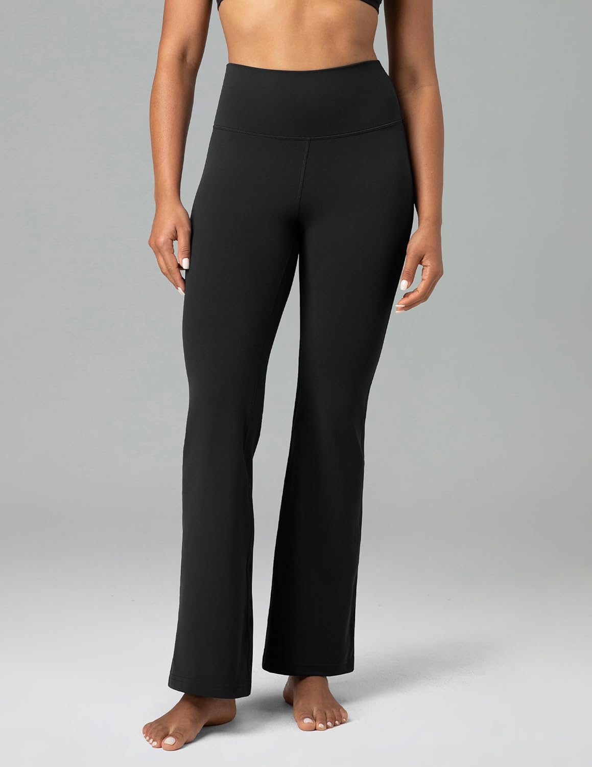 Colorfulkoala Women's Dreamlux Workout Flared Leggings High Waisted Wide Leg Bootcut Yoga Pants 29.5" / 31.5" Inseam - Image 2