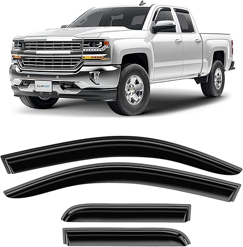 Miniatura 10 de CLIM ART Protectores de lluvia increíblemente duraderos para Toyota RAV4 2013-2018, deflectores de ventana con cinta original, deflector de