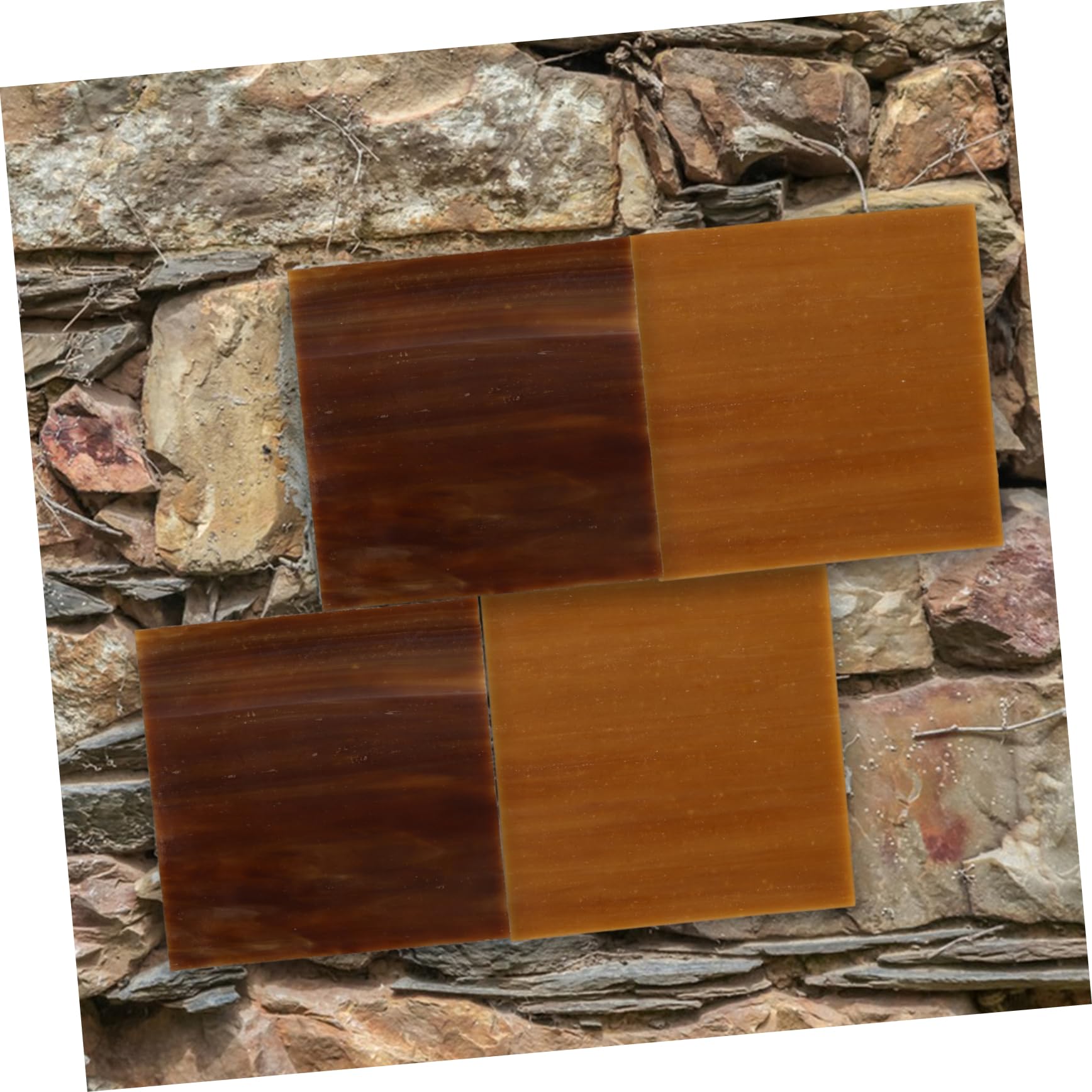 SEWACC 10piezas Azulejos De Mosaico De Vidrio Para Manualidades Material De Bricolaje Para Mosaicos Decoración De Interiores y Exteriores Suministros Para Artesanías Resistentes y