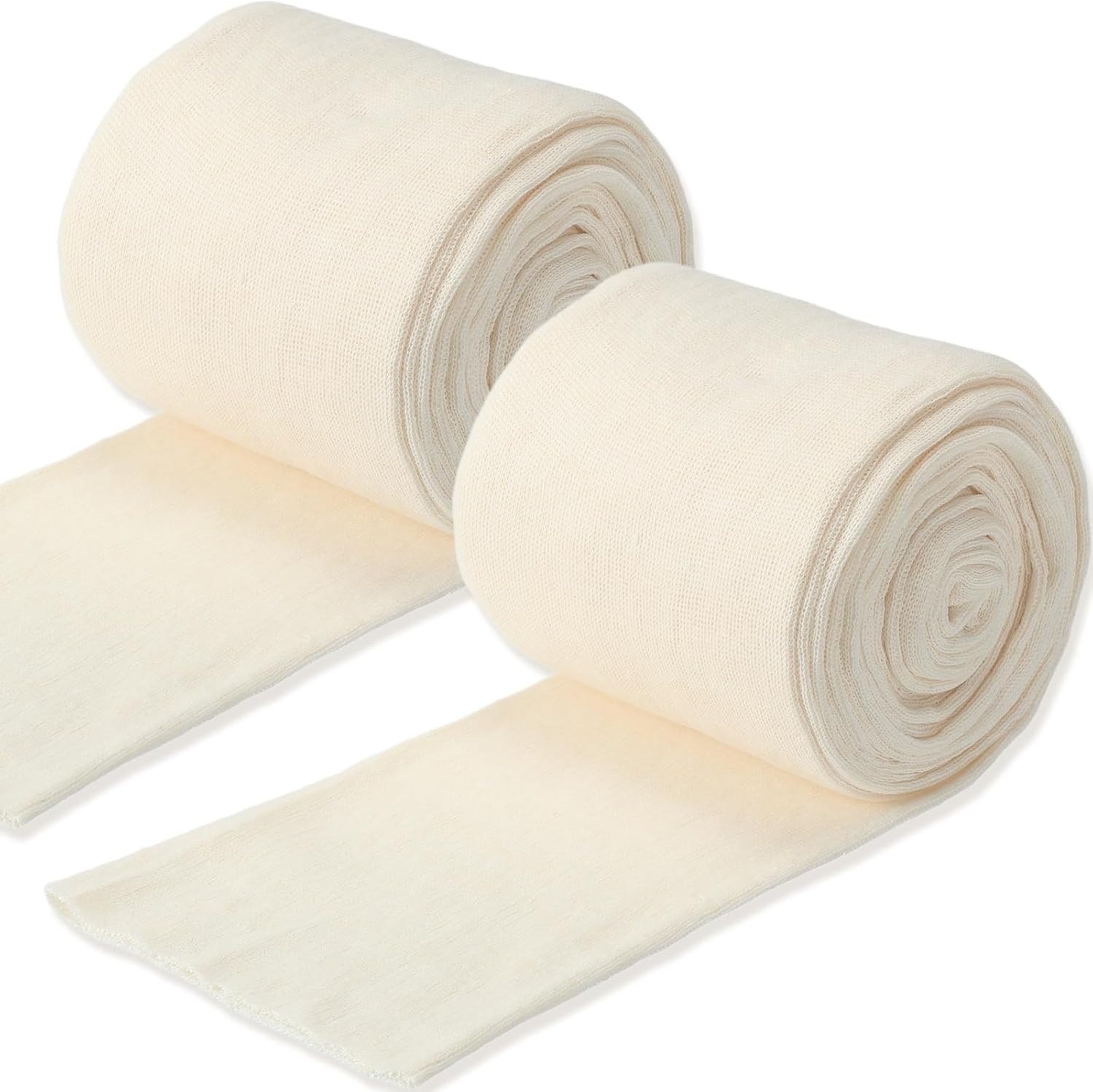 Nuanchu 2 Pack Cotton Tubular Elastic Bandage