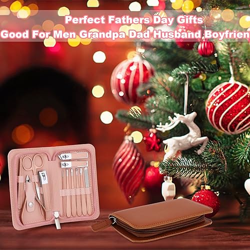 Miniatura 2 de Juego de manicura, kit de cuidado de uñas de acero inoxidable, 12 en 1, herramienta profesional de aseo para uñas encarnadas, kit de pedicura y