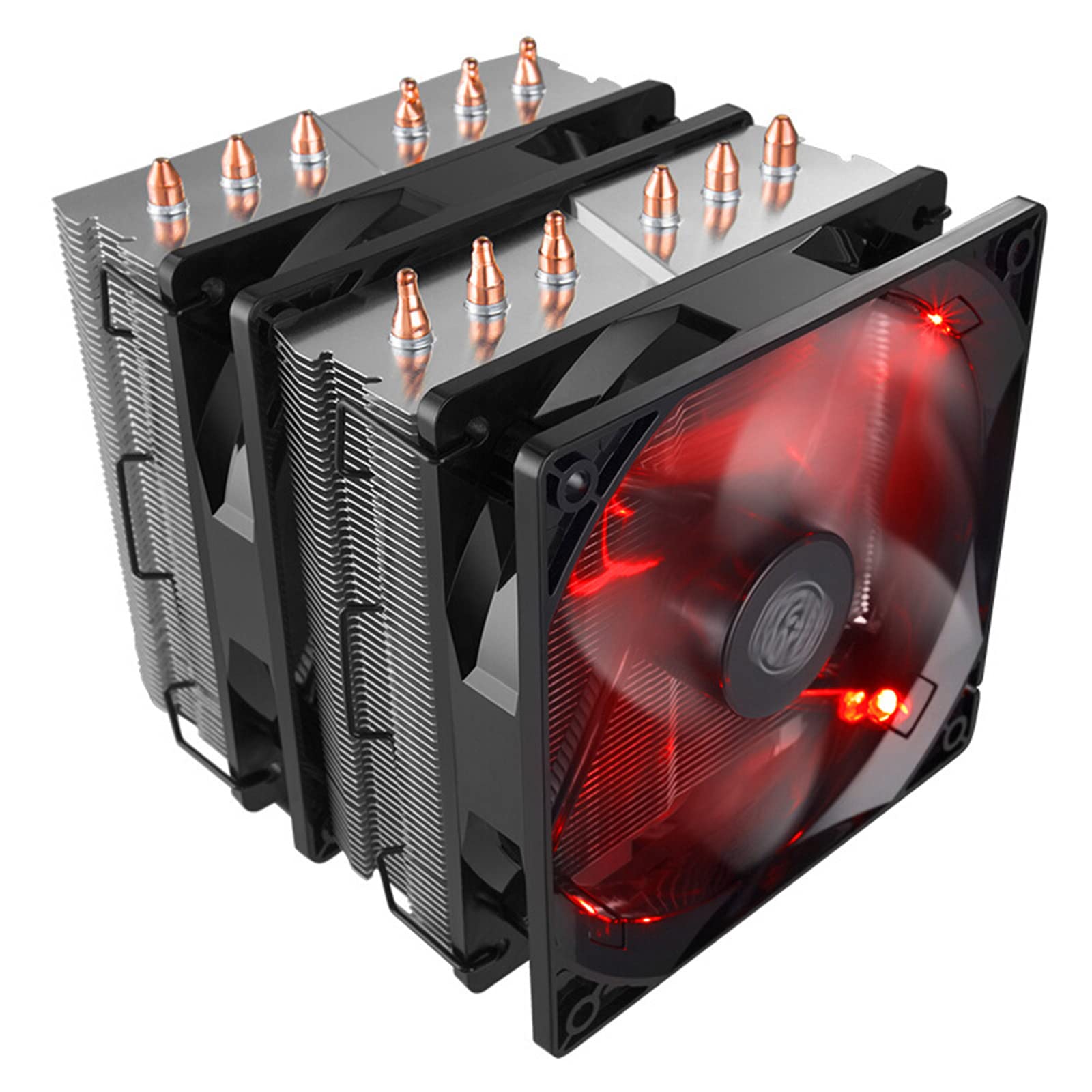 6 Heatpipes RGB CPU Cooler Radiatore silenzioso per LGA 1150 1156 1155 1366 2011 AM3 AM4 Ventilatore Ventola raffreddamento Sostituzione della CPU del