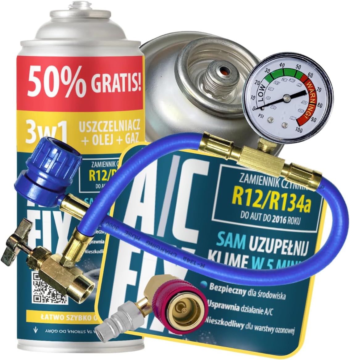 Sostituzione per Gas R134a 3 in 1