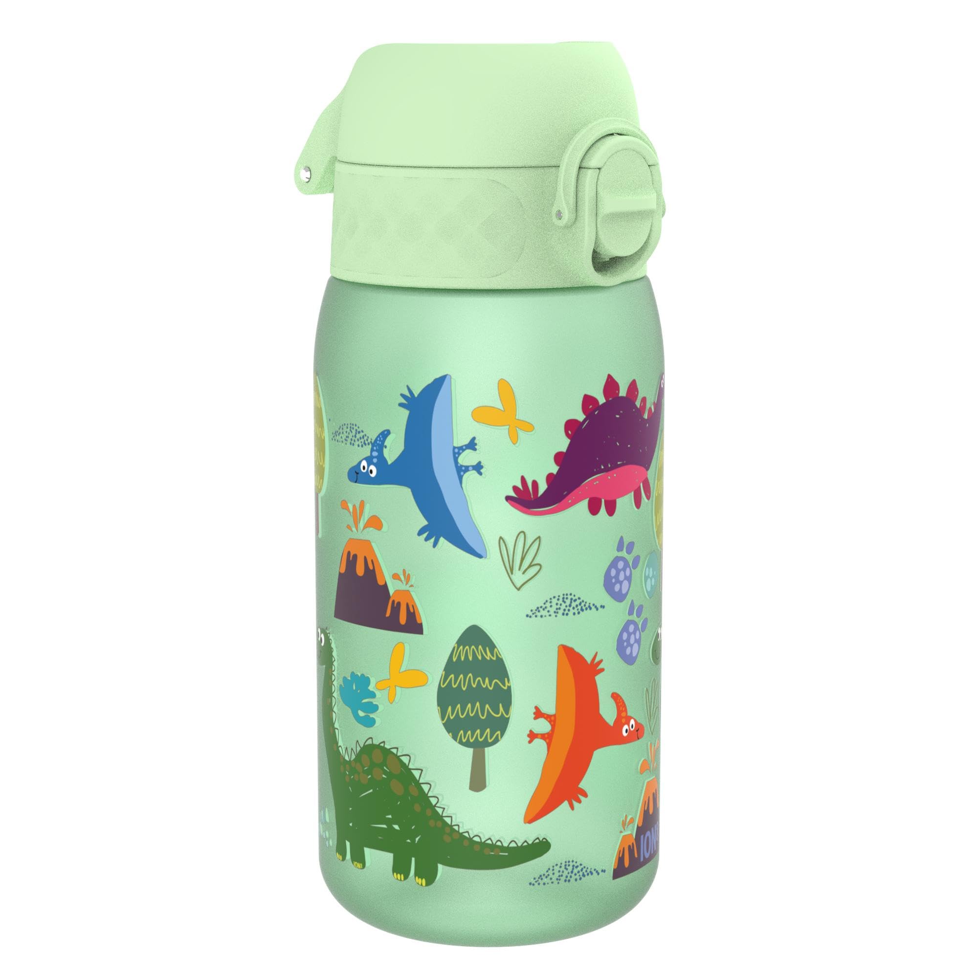 Ion8 Kids Water Bottles, BPA Free, Leakproof, Dishwasher Safe, Easy Open, Secure Lock, Small Boys & Girls Water Bottle,Kids Drinks Bottle for Spill-free Drinking, Blue, Mermaids, 350ml/12oz