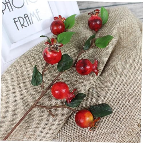 Vista 8 de 5 guirnaldas de otoño para decoración de mesa de invierno, tallos artificiales de bayas rojas, púas de bayas para decoración de arándanos, arreglos