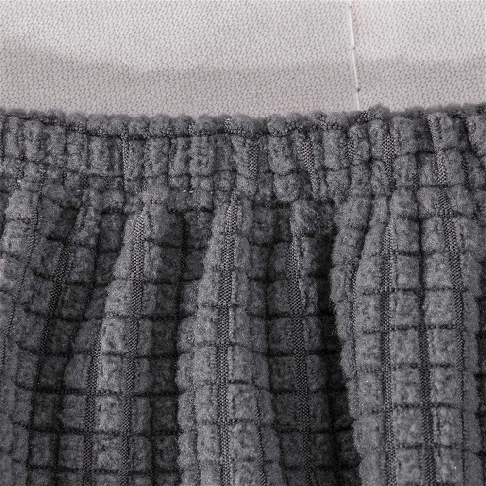 Housse De Canapé Universelle Sans Accoudoir 3 Places 190-225cm - Tissu Jacquard Extensible Vert Armée