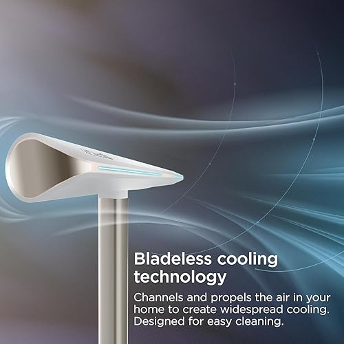 Miniatura 16 de SHARK Ventilador TurboBlade XL UT205 ventilador de torre sin aspas ultra personalizable, pivota, gira, oscila 180, circula e impulsa el aire hasta