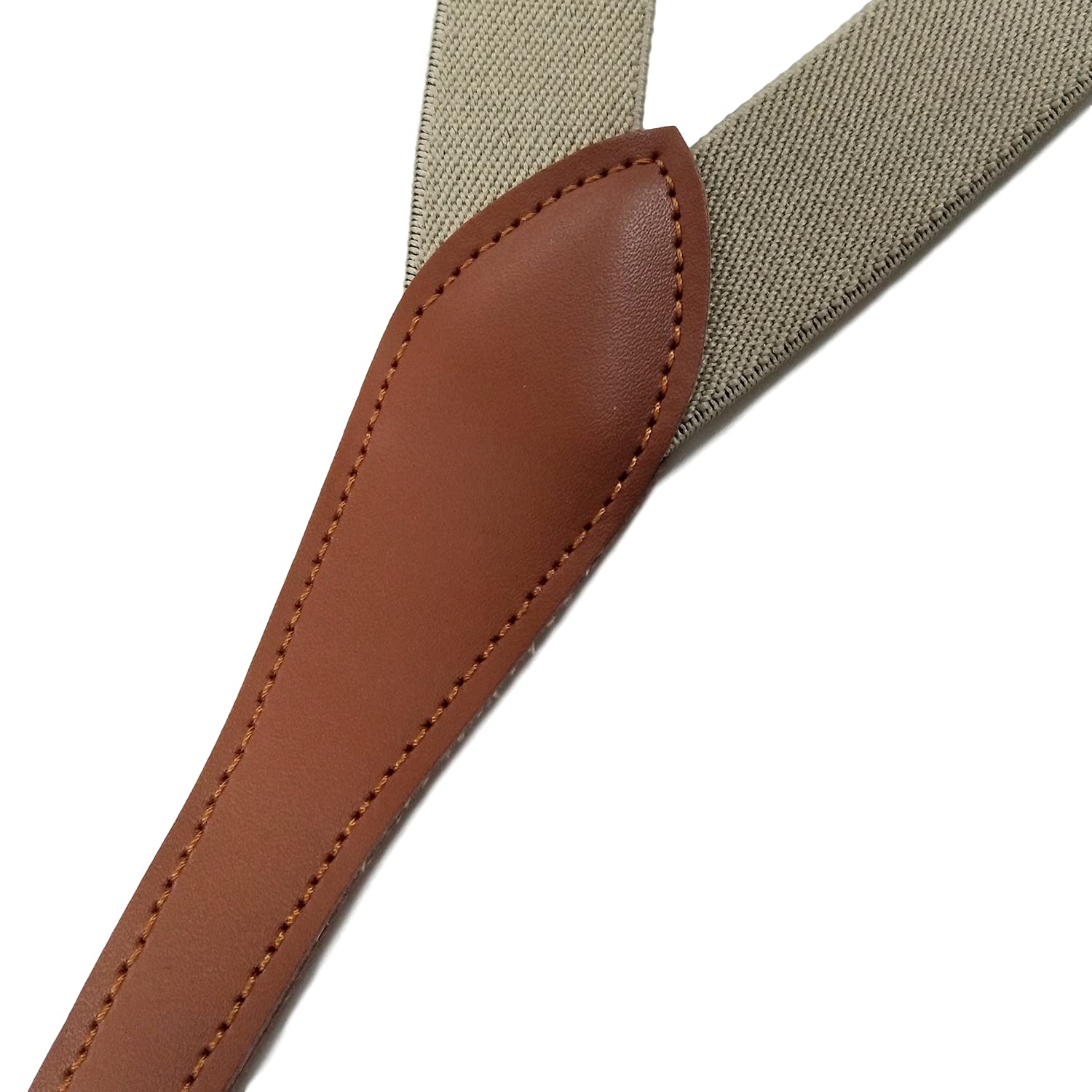 Hosenträger Suspender Hosenträger Für Damen, 4 Clips, Y-Rücken, 2,5 cm Breit, Verstellbar, Elastisch, Jeans-Hosenträger, Damen-Hosenträger Für Hochzeitsfeier, Veranstaltung, Khaki