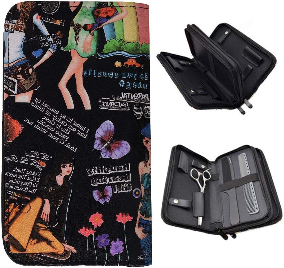 Shear Cases for Hairstylists,Shears Hairstylists, Hair Scissors Pouch,Waterproof Hairdressing Tools Storage Bag Hair Salon Scissors Comb Barber Tool Case Pouch