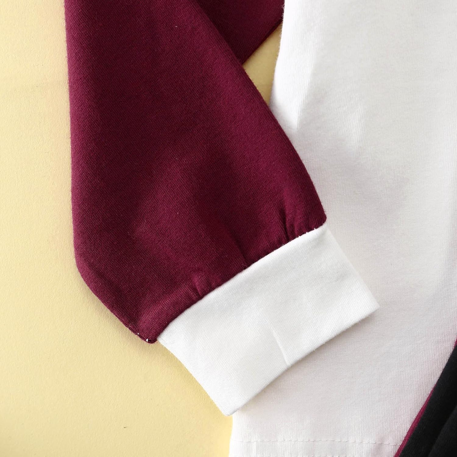Girls Boys Cotton 𝐏a𝐣ama Set Color Block Sl𝐞epwear 𝗦nug Fit 𝐏ajamas Kids Crewneck Tops and Pants Soft Loung𝐞wear