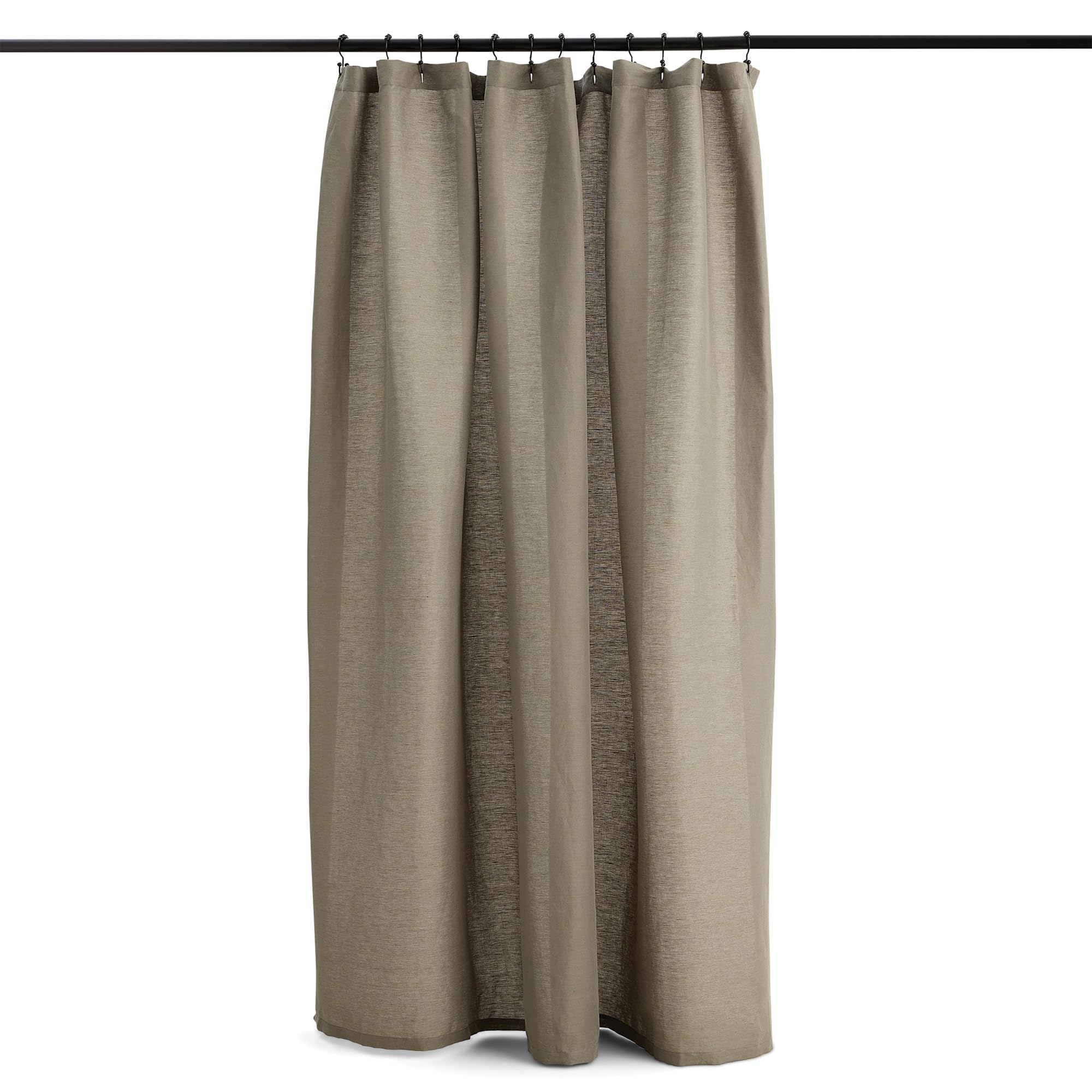 Photo 1 of ***STOCK PHOTO FOR REFERENCE ONLY***Preston Lane Stonebrigdge Linen Cotton Shower Curtain, 72x72 in, BEIGE