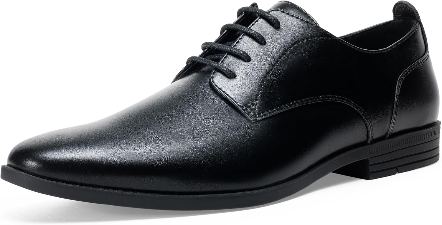 Vostey Dress Shoes for Men Classic Comfortable Oxford Lace Up Wedding Shoes