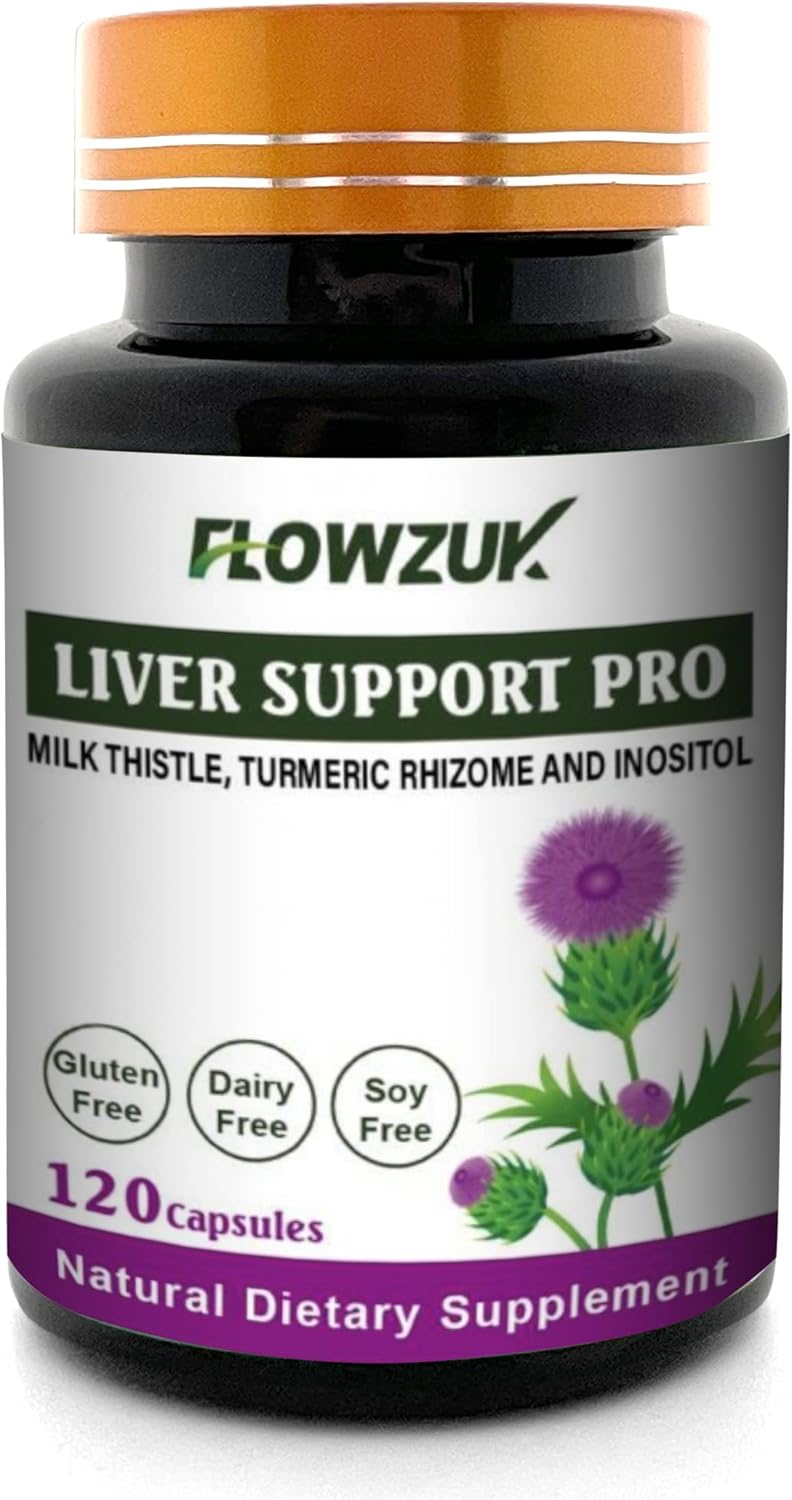 Liver Support Pro Inositol Turmeric Milk Thistle Fertility Supplement