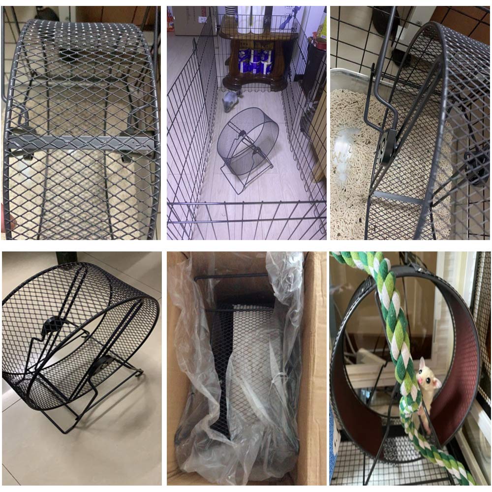 Roue d'exercice silencieuse pour hamster 32cm diamètre animaux moyenne et grande taille