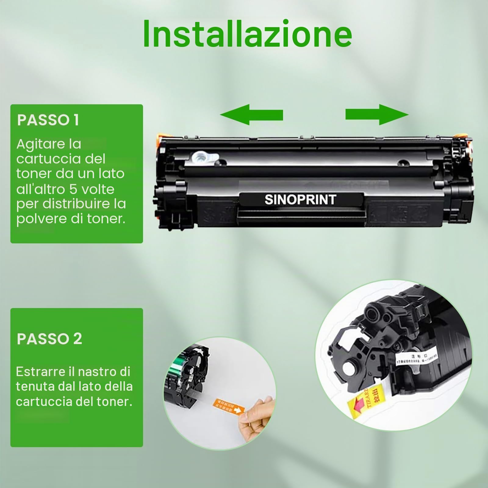 CF410A Cartuccia Toner Compatibile per HP 410A CF410A 410X CF410X per Color Laserjet Pro MFP M477fdw M477fdn M477fnw M452dn M377dw M452dw M452nw(Nero, Ciano, Giallo, Magenta)
