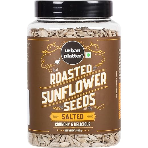 Urban Platter Roasted & Salted Sunflower Seeds 500g Use in