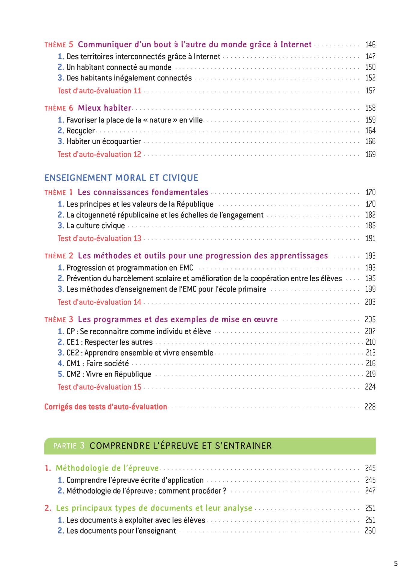 Histoire-Géographie-EMC- CRPE 2026-2027 - Epreuve écrite d'admissibilité - L3 et M2