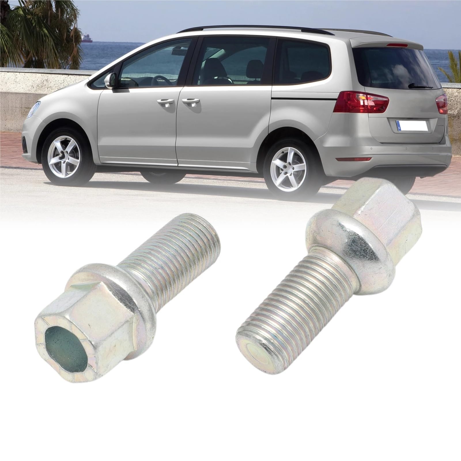 Boulons Fixation Roue Compatible Avec Polo 2001-2017 Pour Scirocco 2008-2017 OEM 8D0601139A 8D0601139D 5 Pièces Vis Jante Voiture Écrou Goujons Accessoires