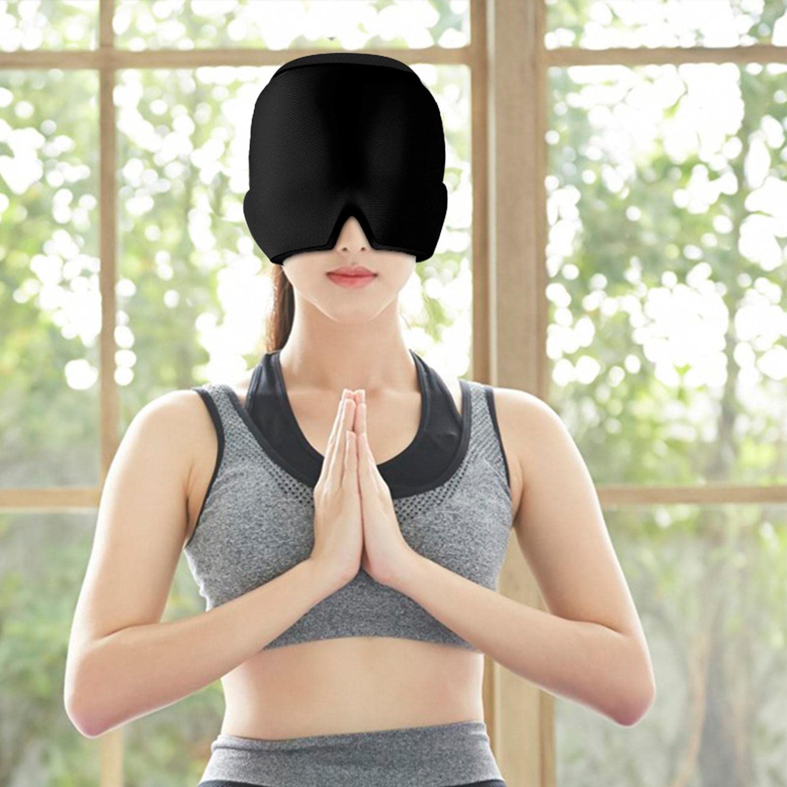 Sombrero para Dolores de Cabeza - Paquete de Cabeza de Hielo de migraña de 360 Grados | Cómodo y elástico para Alivio de migrañas y Dolores de Cabeza, Gorro de Dolor de Cabeza para frío