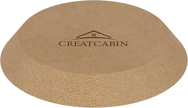 CREATCABIN Round Pottery Forms Ceramics Plate Forming Molds Wooden Pottery Molds Clay Pottery Molding Tools MDF Ceramics Dish Plate Slump Mold for Handbuilding Plates DIY Craft Supplies 5.9 Inch