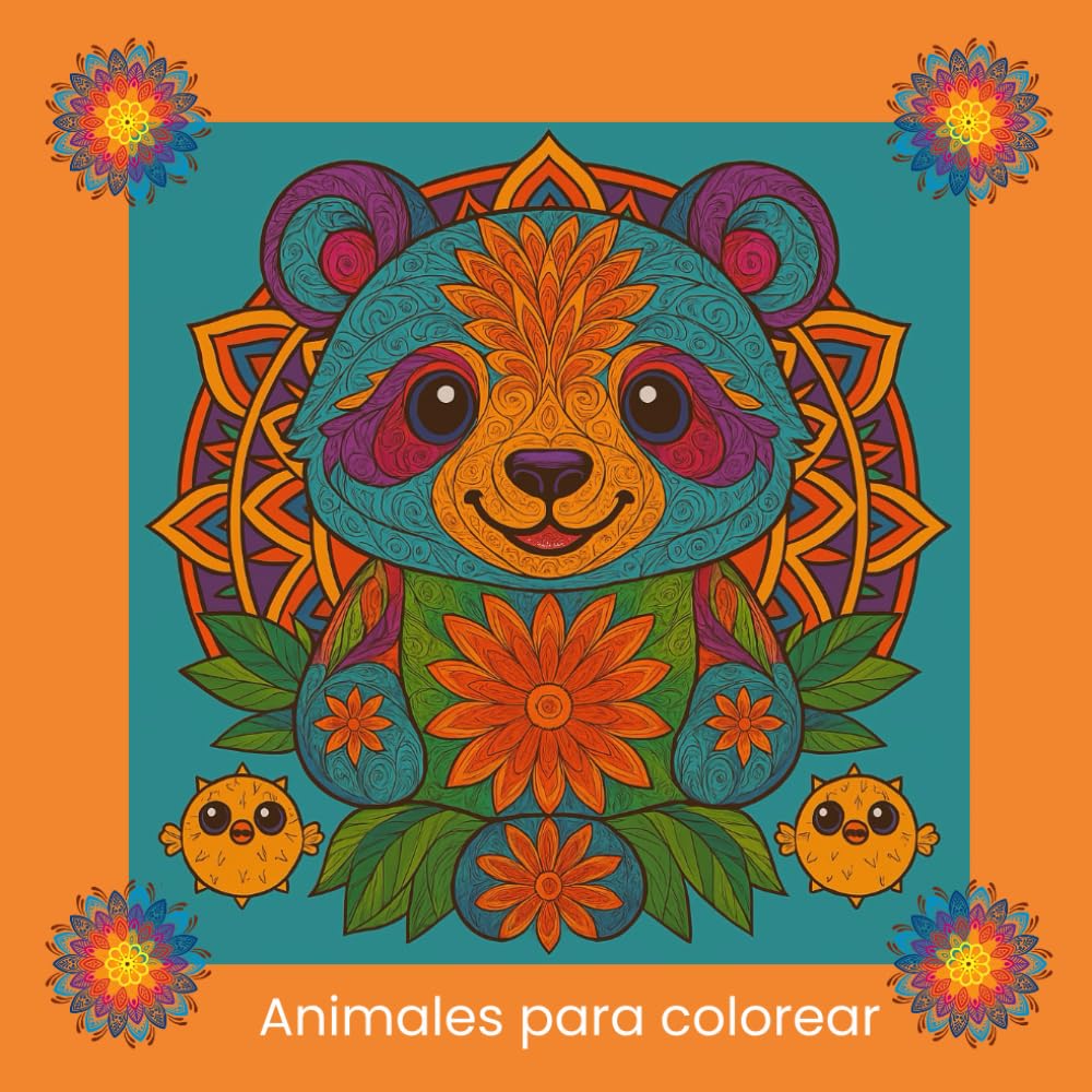 Animales para colorear: 100 mandalas de animales para niños a partir de 4 años, creatividad, concentración y relajación