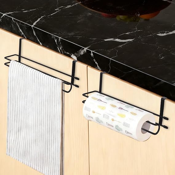 Kitchen Roll Holder under Cabinet, 10 inches Paper Towel Roll Holder, 304 Stainless Steel Kitchen Towel Holder, No Drilling Paper Roll for Home, Kitchen, Bathroom